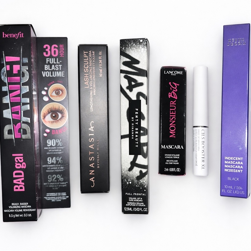 Mascara Bundle - Kevyn Aucoin, Anastasia, Benefit, Fenty Beauty, Lancôme